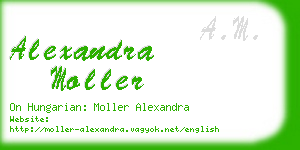 alexandra moller business card